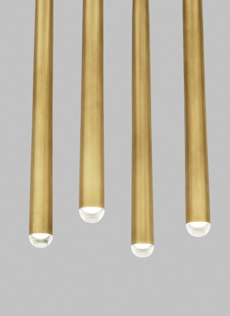 Pylon 4-Light Chandelier | Visual Comfort Modern