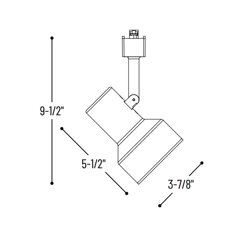 Nora Lighting R20/PAR20 Step Cylinder with Black Baffle