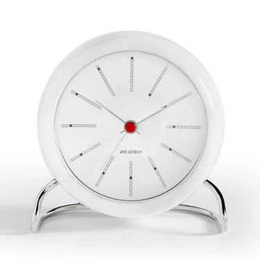 Banker’s Clock White of Arne Jacobsen