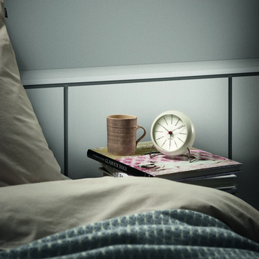 Banker’s Clock White of Arne Jacobsen