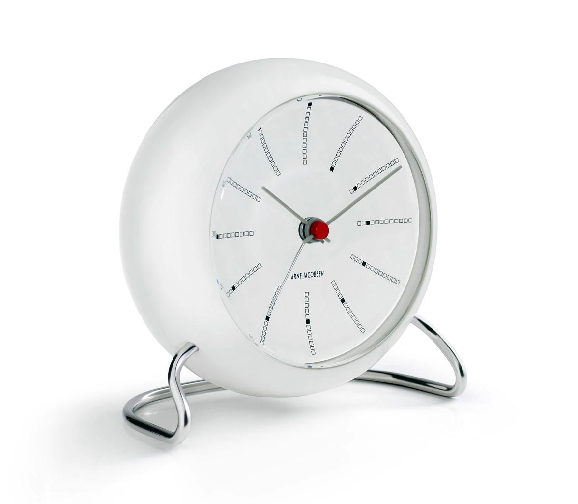 Banker’s Clock White of Arne Jacobsen