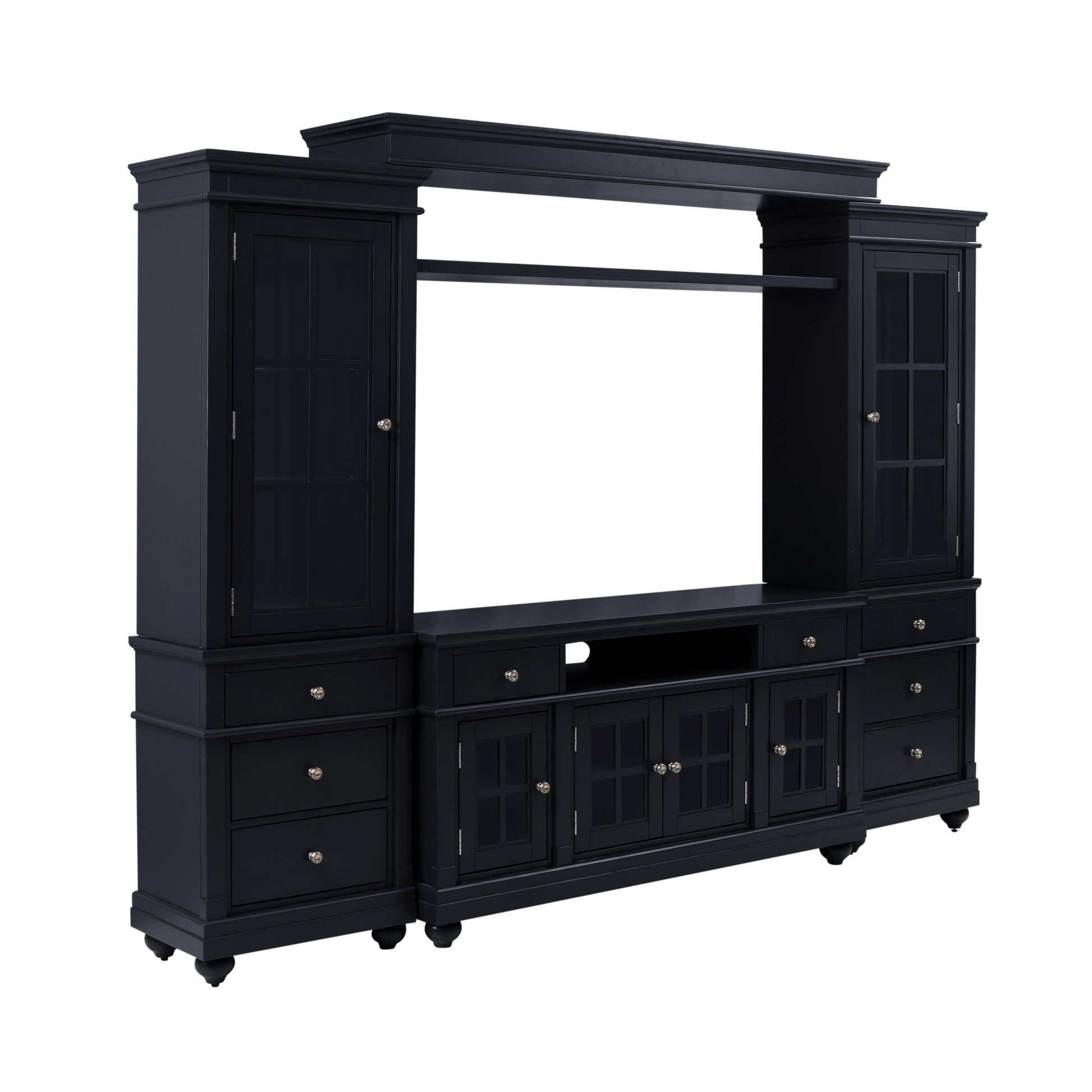 Tov Furniture Hampton Charcoal Entertainment Center for TVs up to 65"