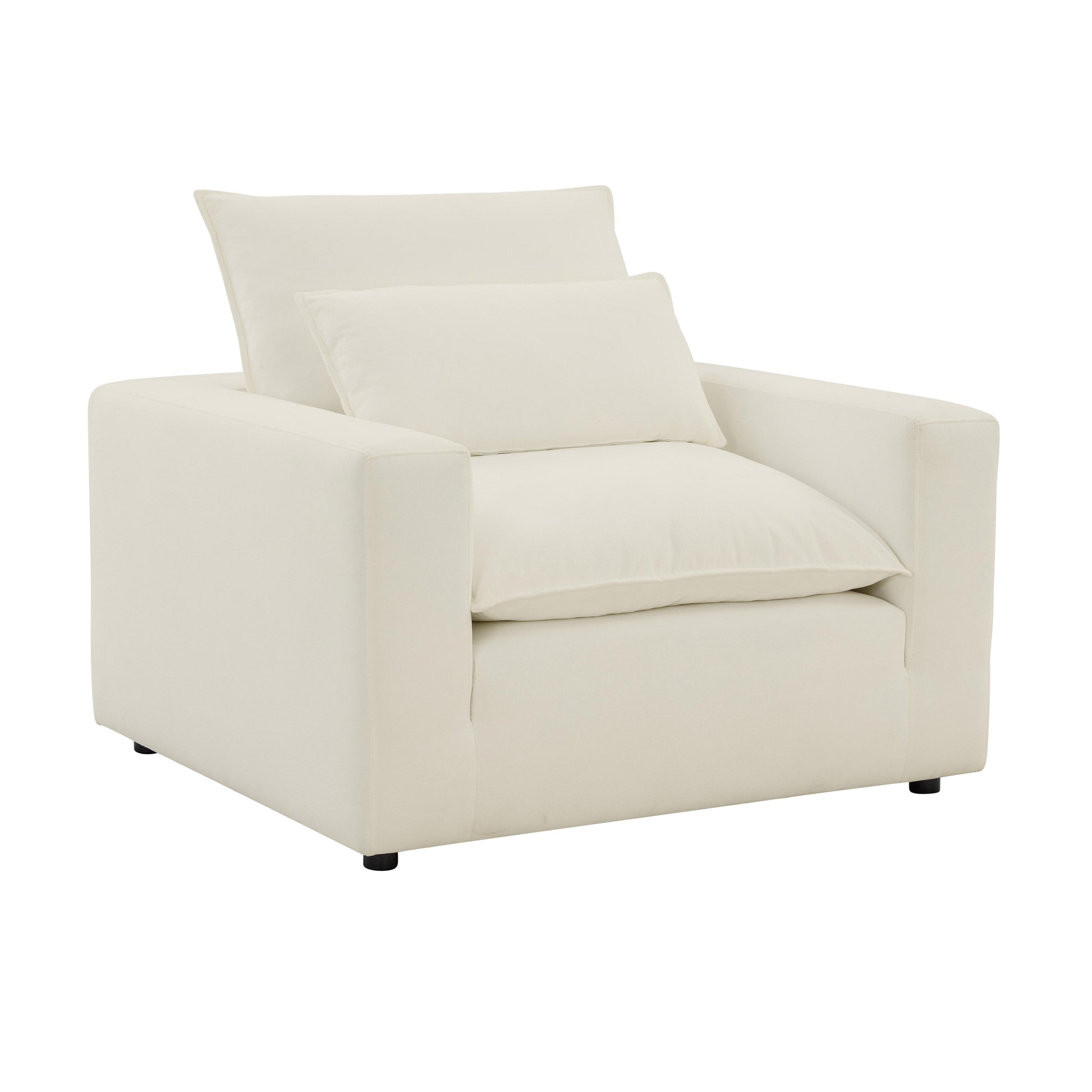 Tov Furniture Cali Natural Arm Chair