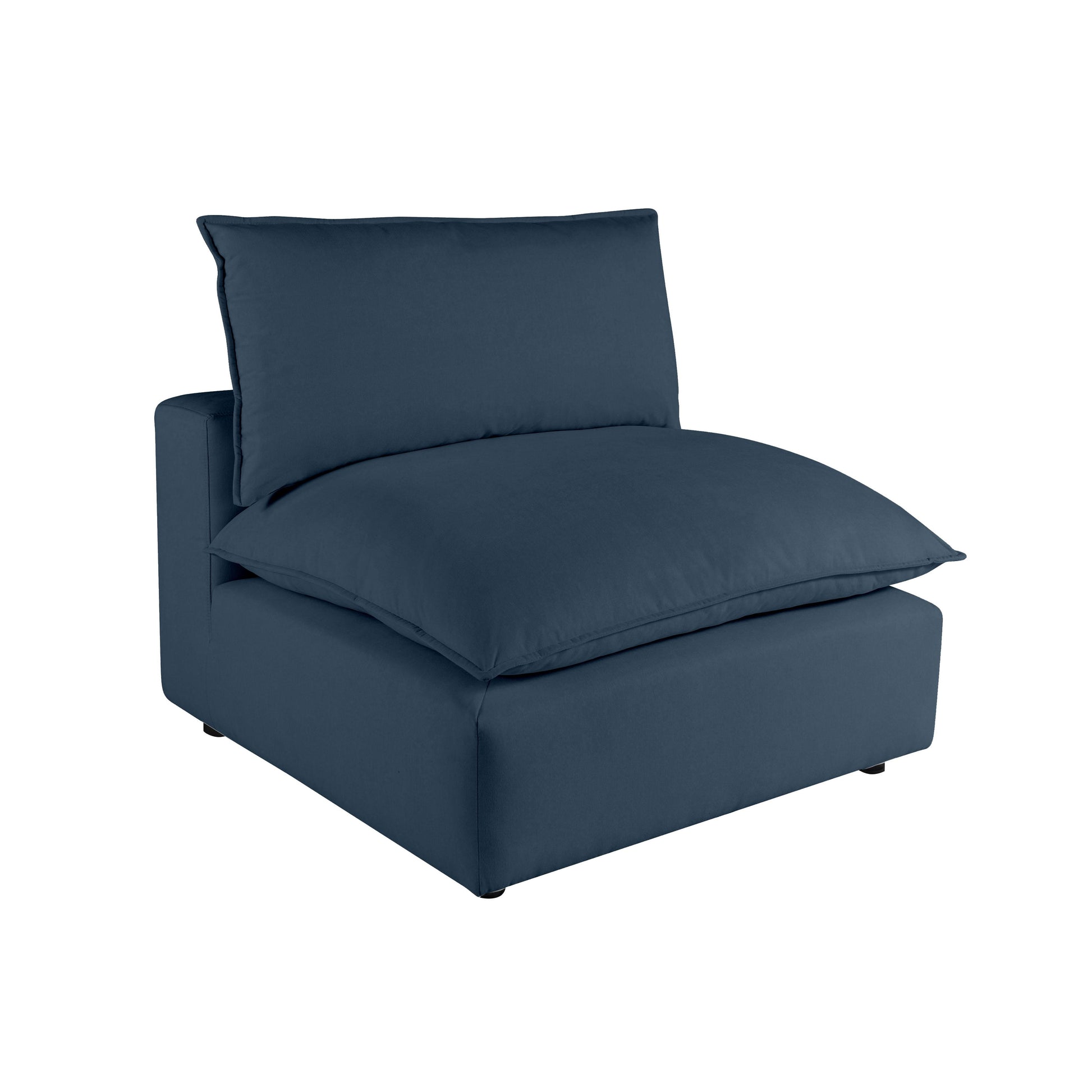 Tov Furniture Cali Navy Armless Chair