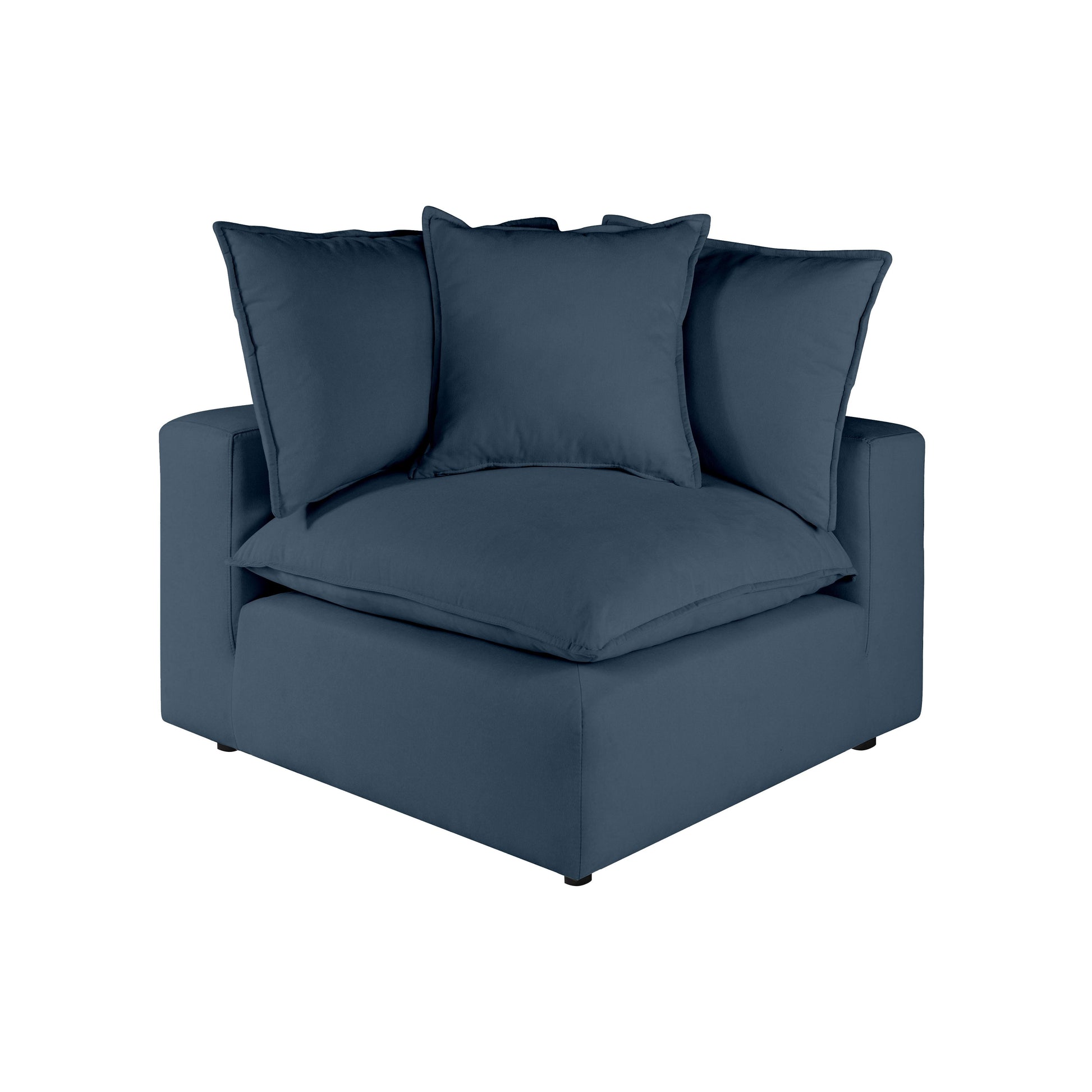 Tov Furniture Cali Navy Corner Chair