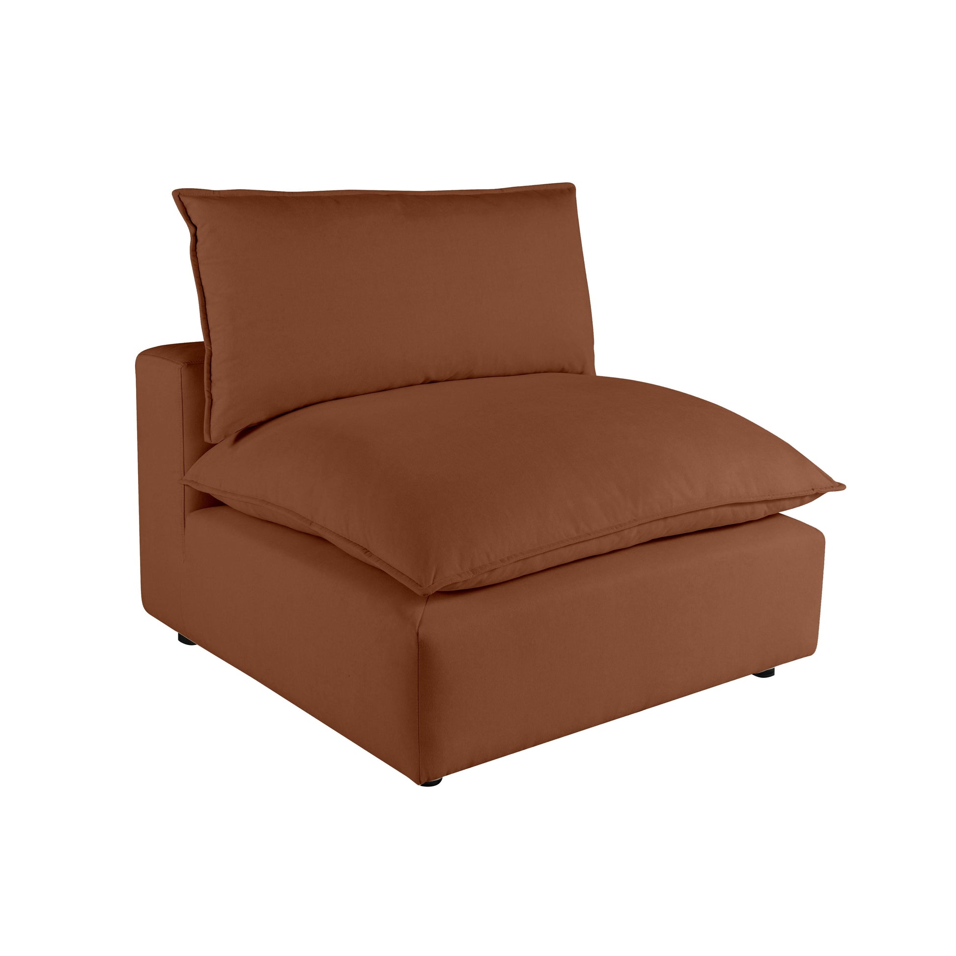 Tov Furniture Cali Rust Armless Chair