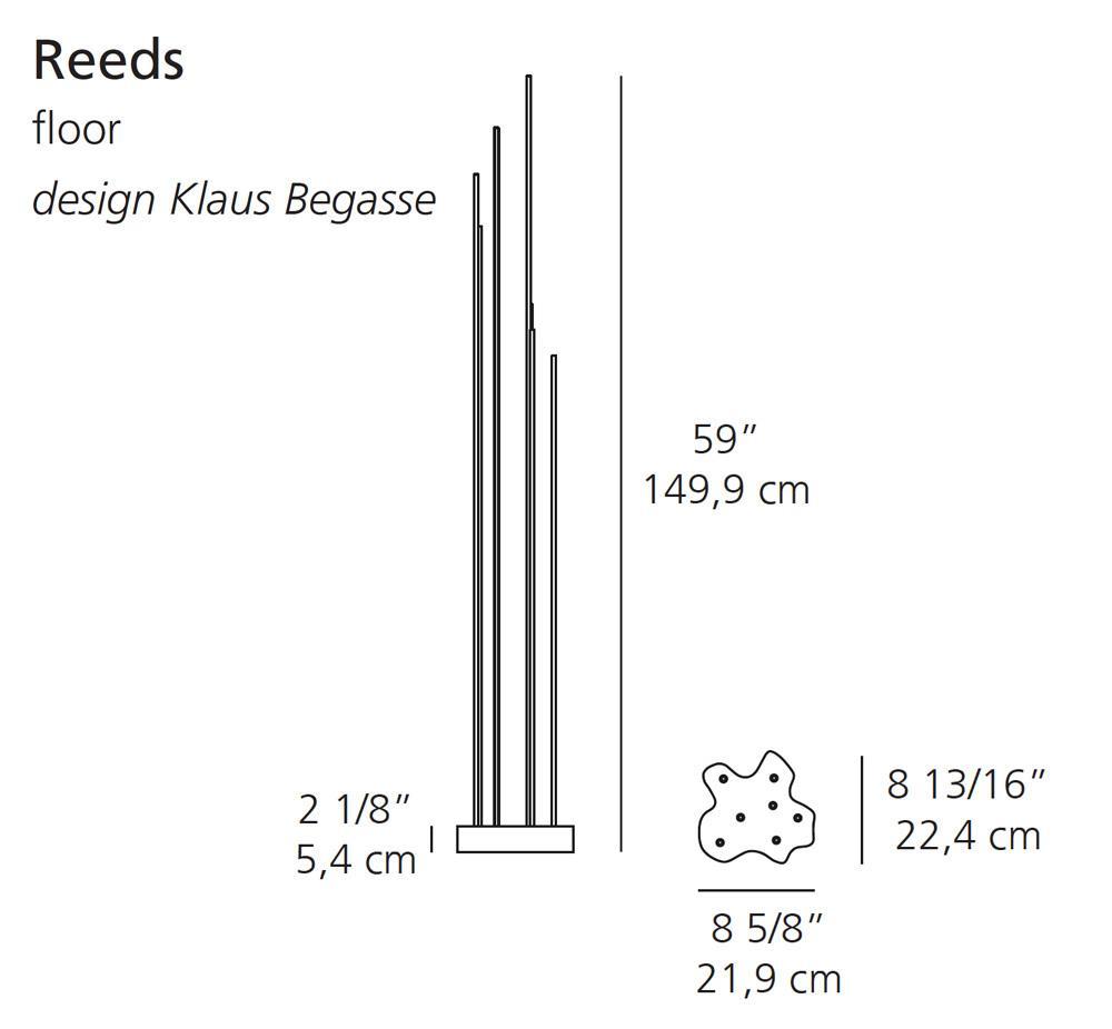 Artemide Reeds Single Floor Outdoor Ground Ip67