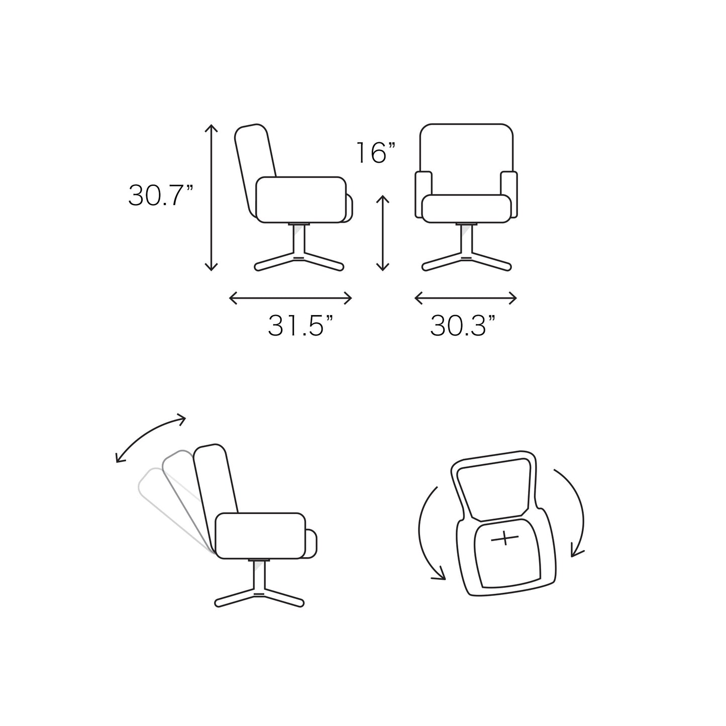 Conform Relieve Low Back Recliner