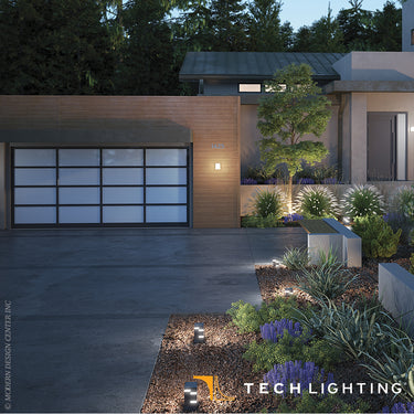 Visual Comfort 8-inch LED path light with white diffuser for soft outdoor illumination in wet locations