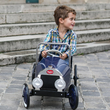 Baghera Ride-On Classic Pedal Car Blue