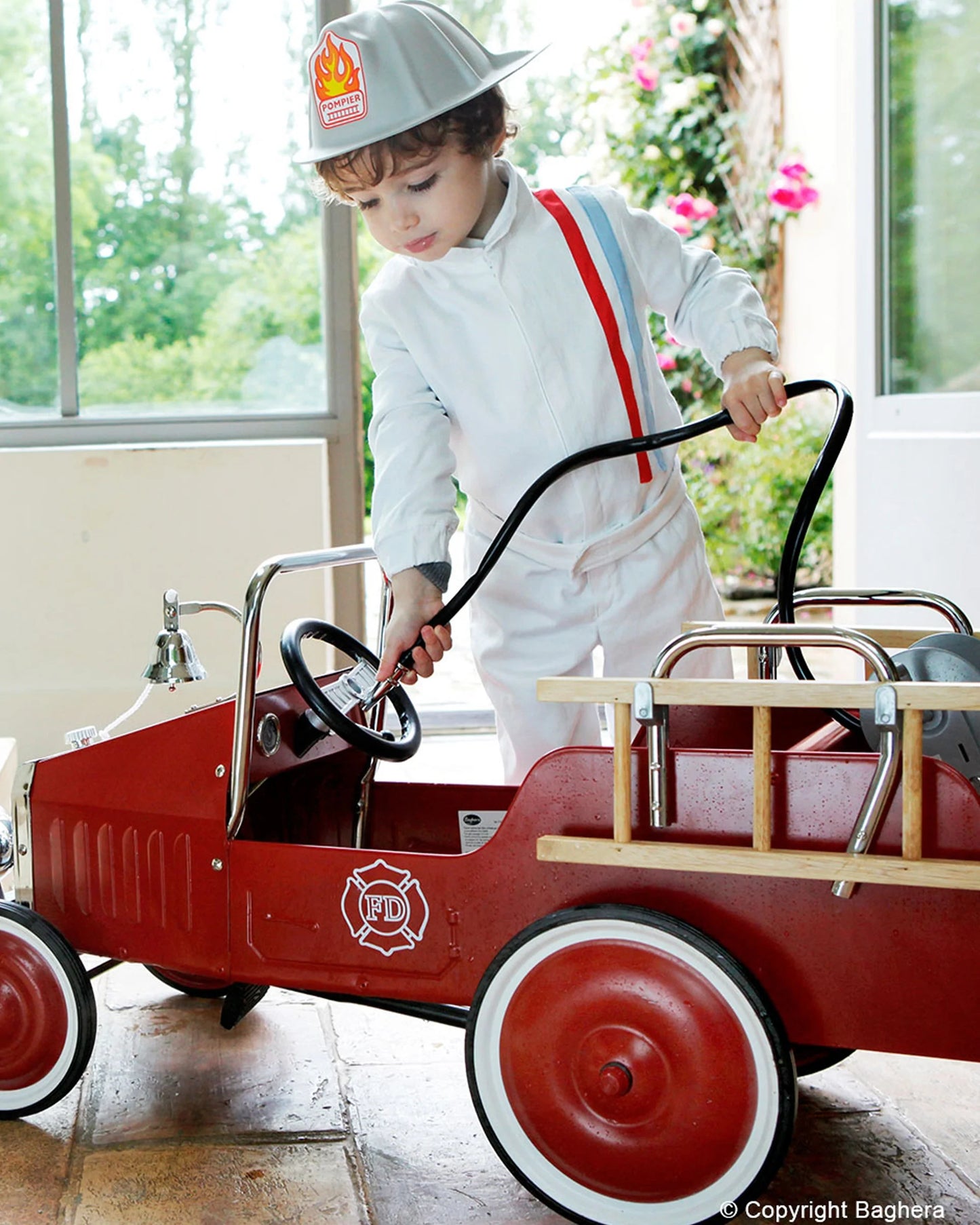 Baghera Ride-On Fireman Pedal Car