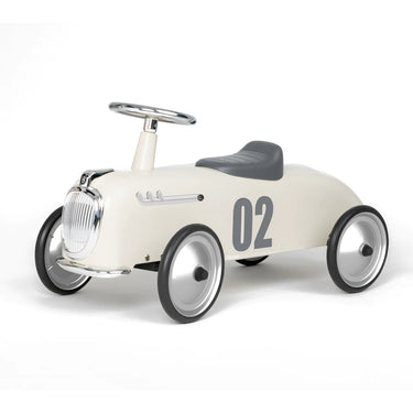 Baghera Ride-On Rider Roadster Ivory White
