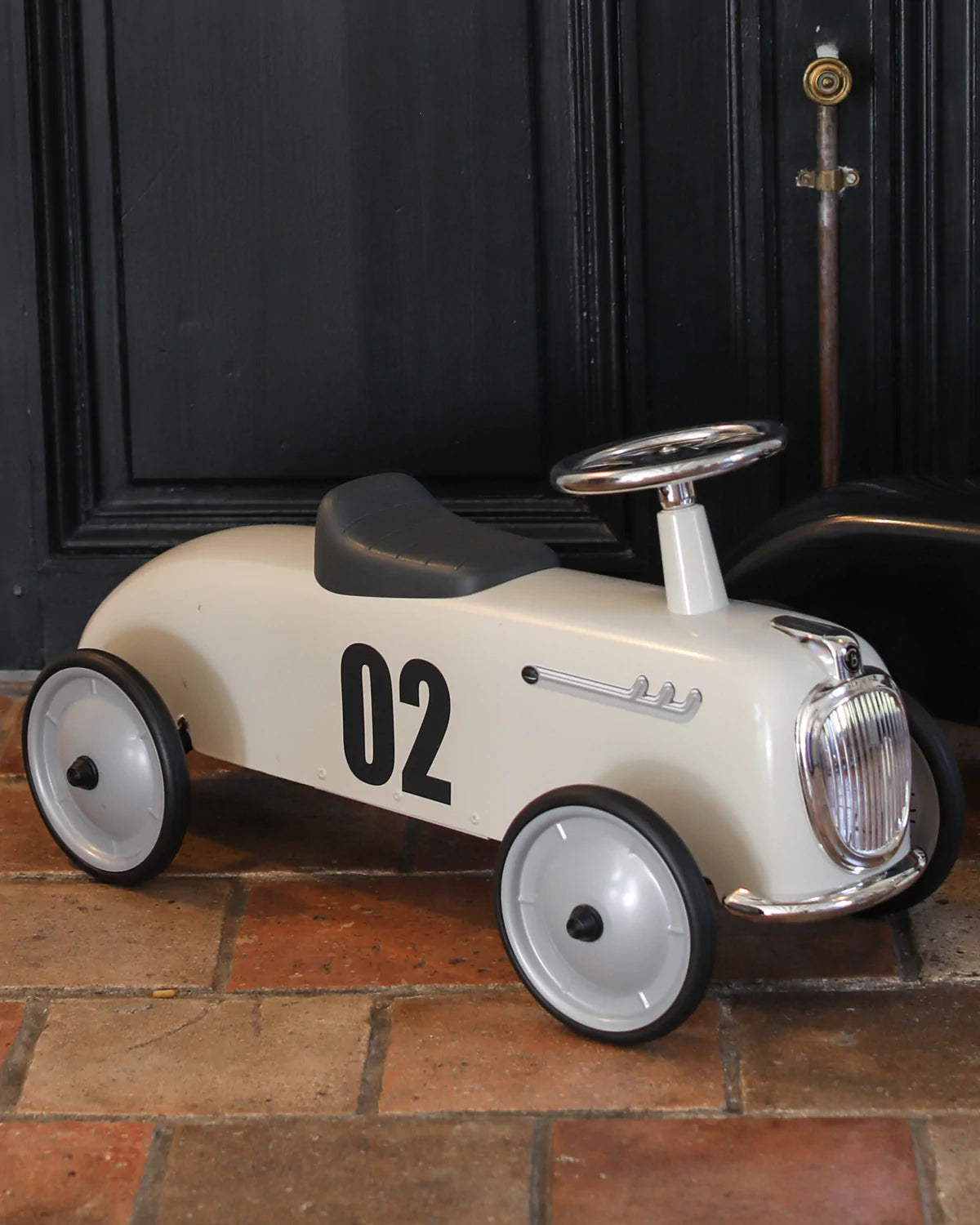Baghera Ride-On Rider Roadster Ivory White