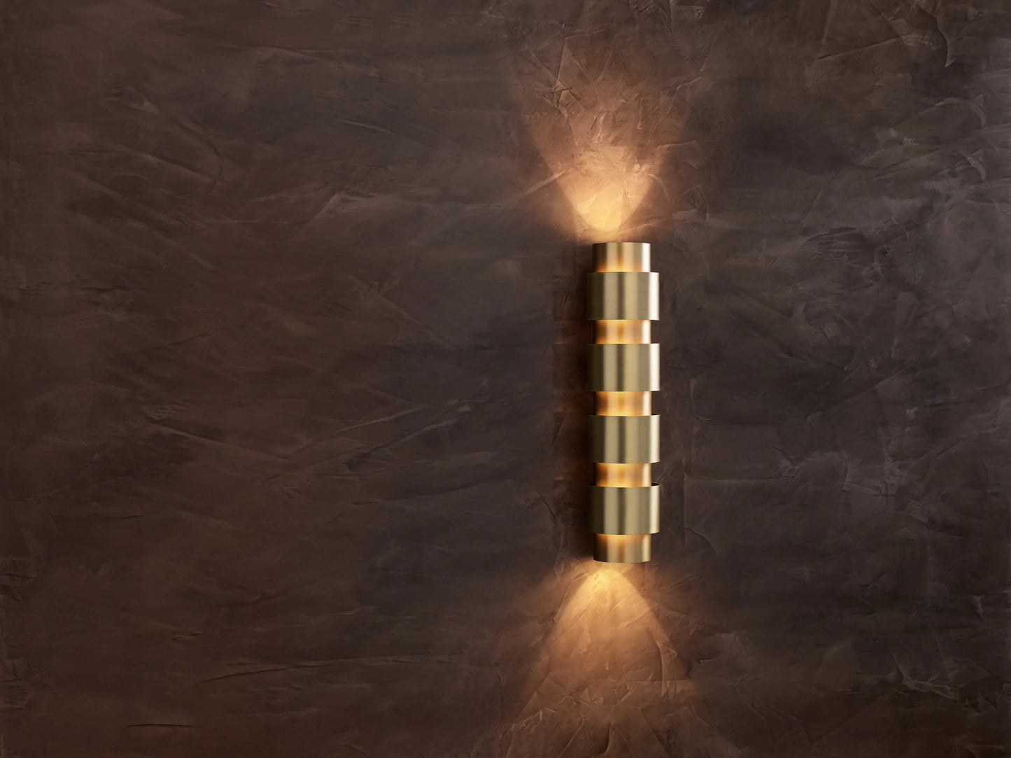 Ring Tall Wall Sconce by CTO Lighting