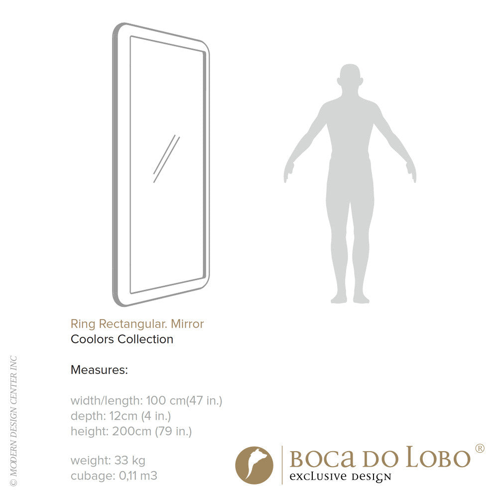 Boca do Lobo Ring Mirror Coolors Collection | Boca do Lobo | LoftModern