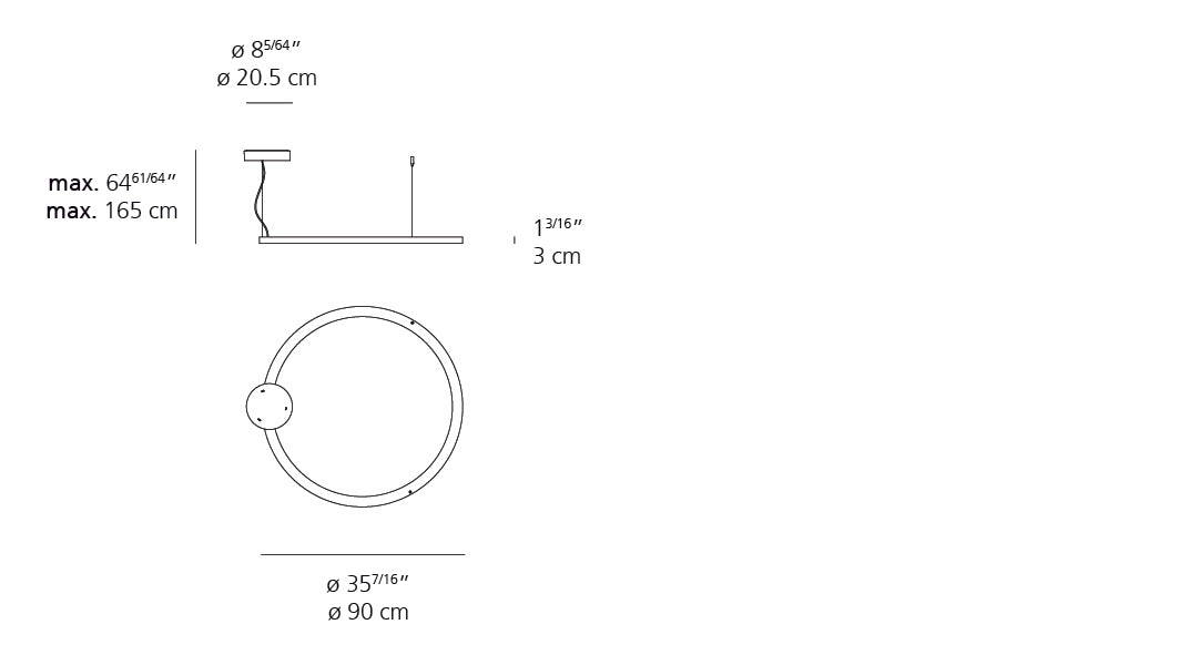 Artemide Ripple Suspension