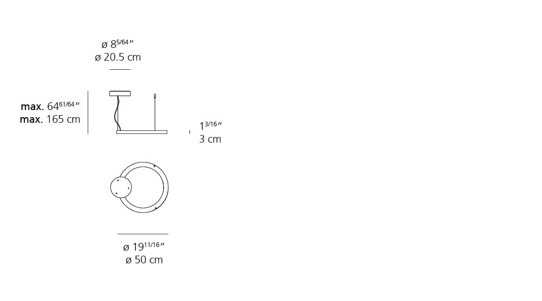 Artemide Ripple Suspension