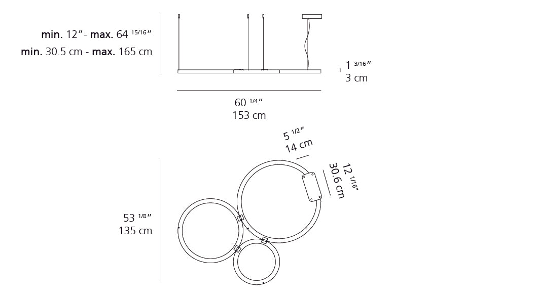 Artemide Ripple Cluster Suspension