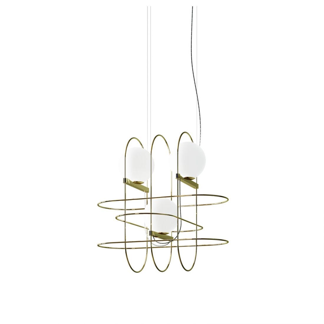 FontanaArte Setareh 3 Diffuser Small Suspension Light