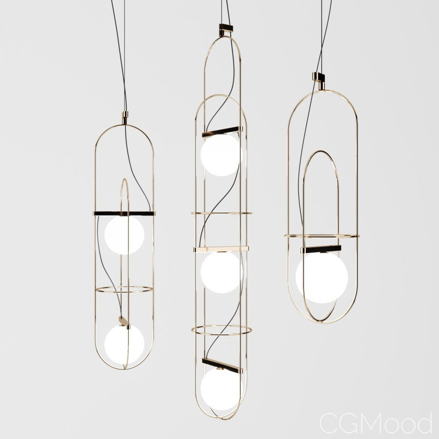 FontanaArte Setareh Medium 2 Diffuser Suspension Light
