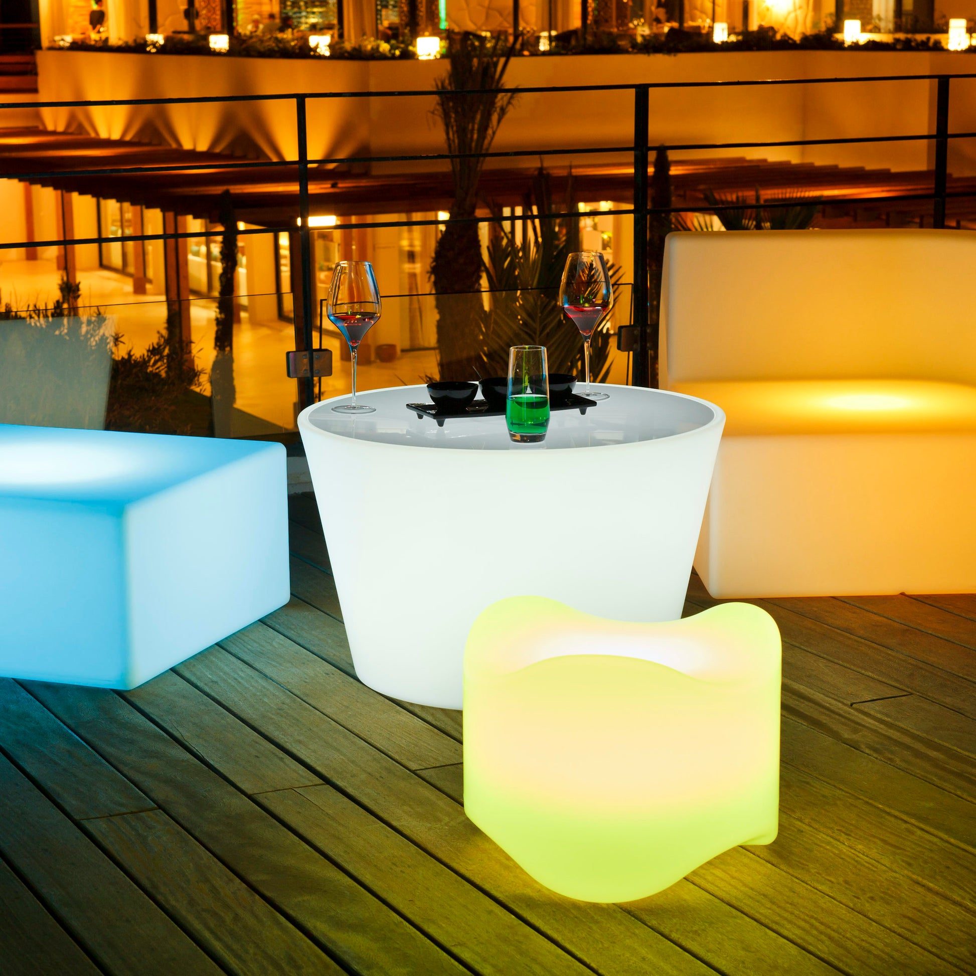 Bass LED Coffee Table with Light by Smart & Green - LoftModern
