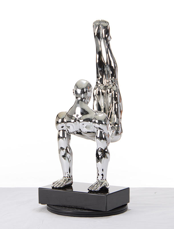 VIG Furniture Modrest SZ0173 Silver Gymnast B Sculpture