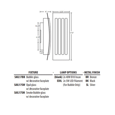 Besa Lighting Sali 17 Wall Light