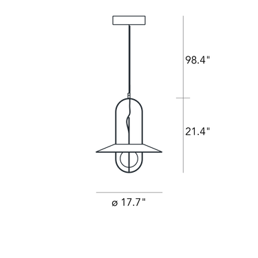 FontanaArte Setareh Small Glass Diffuser Suspension Light