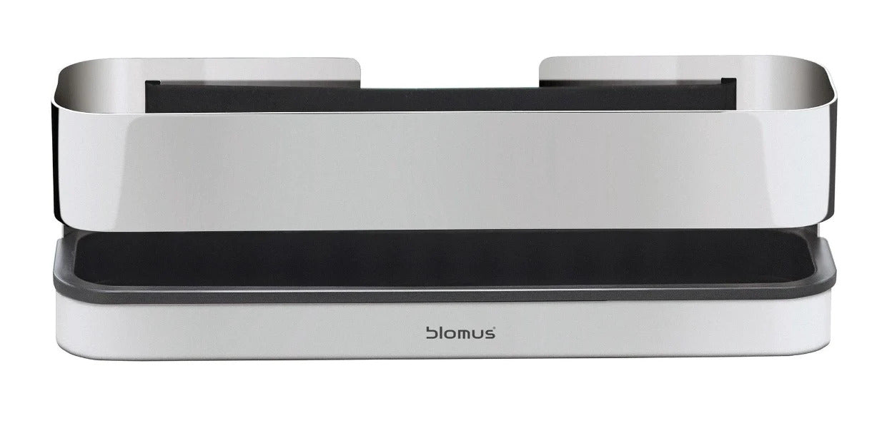 Blomus Nexio Modern Stainless Steel Shower Shelf Small Polished 68955
