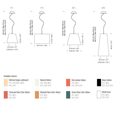 Santa & Cole Sistema Sisisi PT2 Pendant Light