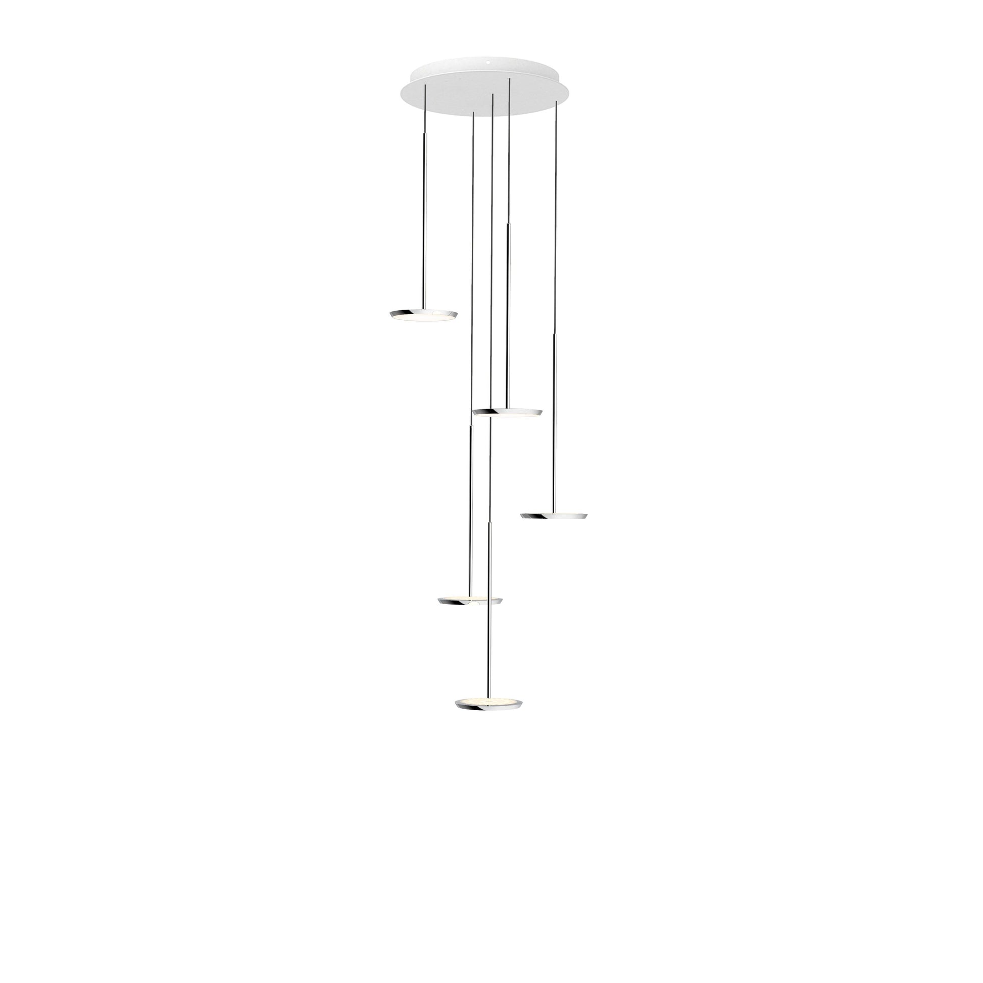 Sky Solo 5 Light Chandelier by Pablo Designs
