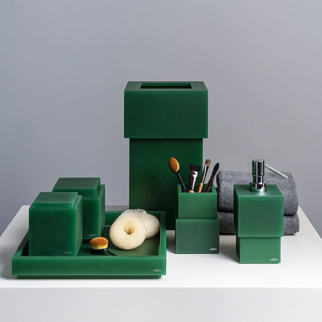 Vallve Soap Dispenser Metro Emerald Green