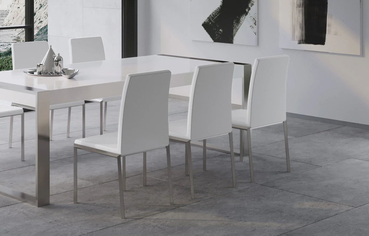 B-modern Social Dining Chair White