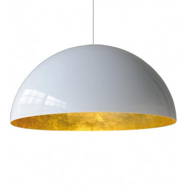 Sonora 490 Blown Glass PMMA Suspension Lamp by Oluce