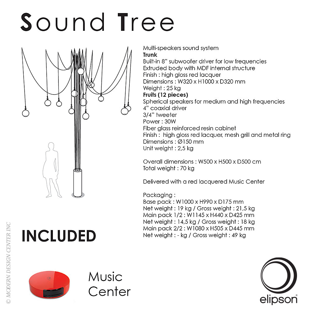 Sound Tree Speakers by Elipson