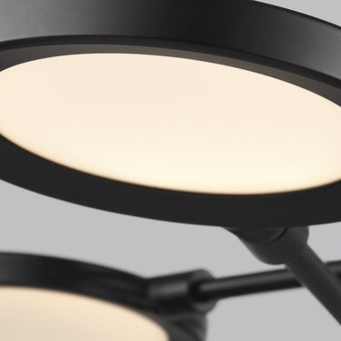 Modern LED Chandelier for Kitchen Island or Conference Room – 8-Light Spectica