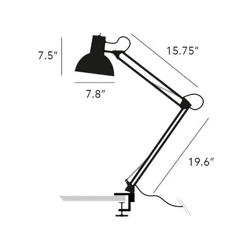 Midgard Spring Balanced Clamp Lamp