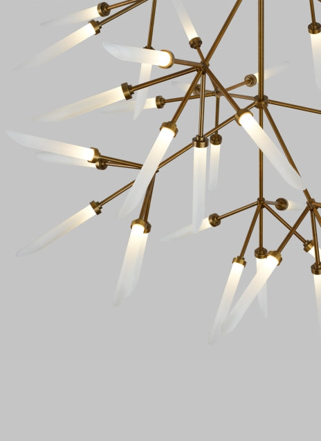 Spur Grande Chandelier | Visual Comfort Modern