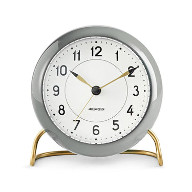 Station Alarm Clock Grey of Arne Jacobsen