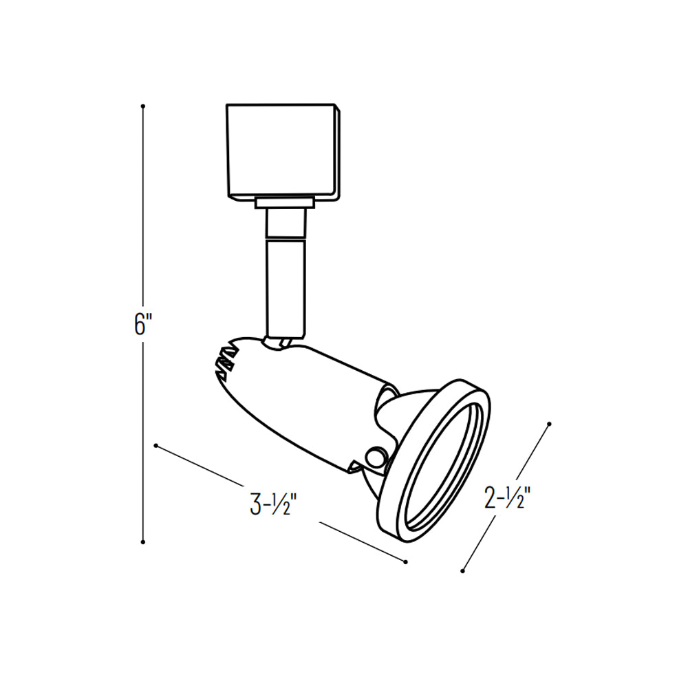 Nora Lighting Stockholm Line Voltage MR16 GU10 Track Fixture