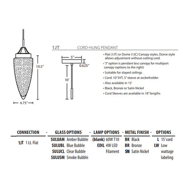 Besa Lighting Sulu Pendant Light