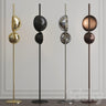 Modern Superluna LED floor lamp for living room, bedroom, or office lighting
