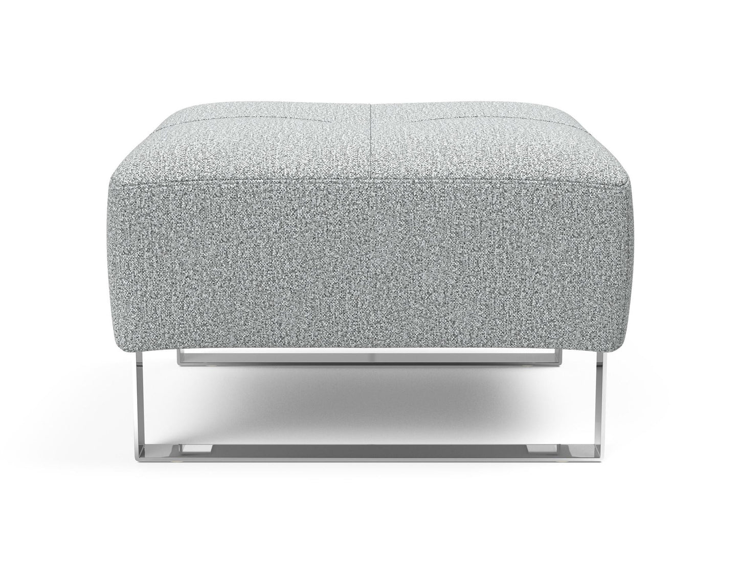 Innovation Living Deluxe Excess Ottoman with Chrome Legs