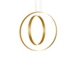 Thumprints Aria Brushed Gold Pendant Light T1000