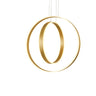 Thumprints Aria Brushed Gold Pendant Light T1003