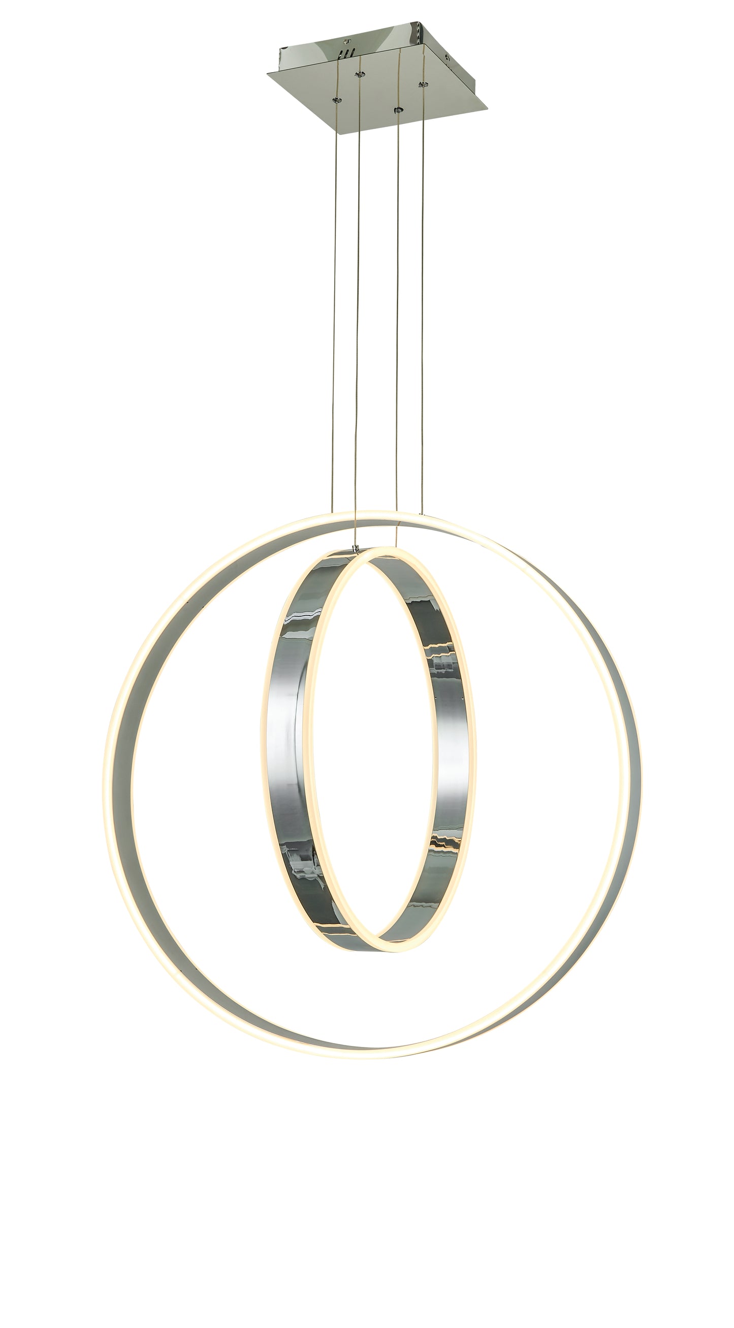 Thumprints Aria Chrome Pendant Light T1003