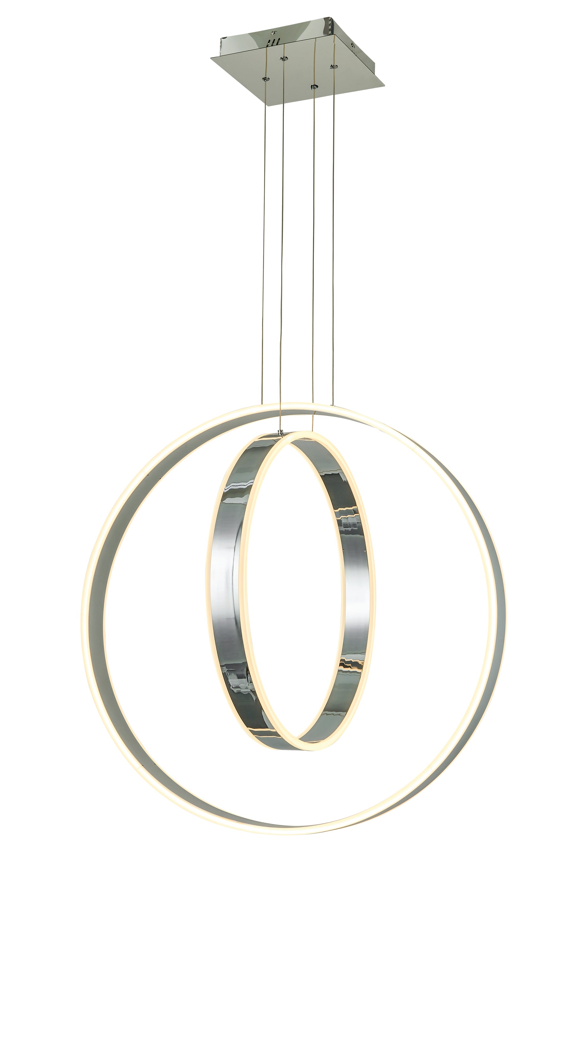 Thumprints Aria Chrome Pendant Light T1003