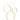 Thumprints Halo Brushed Gold Pendant Light T1026