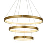 Thumprints Kinsley Brushed Gold Foyer Chandelier T1033