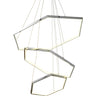 Thumprints Senary Chrome Foyer Chandelier T1038